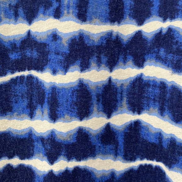 Tory Burch Hollie Tie Dye Striped Long Sleeve Cotton Dress Shift Dress S - Picture 11 of 14